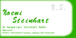 noemi steinhart business card